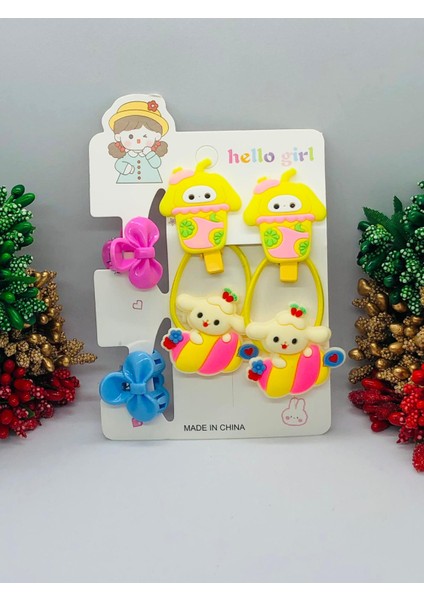 Sanrıo 6'lı Saç Toka Seti Kuromi - Hello Kitty Bebek ve Çocuk Saç Tokası Aksesuarı fırsatları