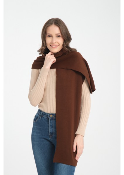 Unisex Düz Triko Örgü Atkı, Triko Atkı, Yumuşak Dokulu Atkı, Erkek Kadın Atkı, Atkı, Triko Örgülü.