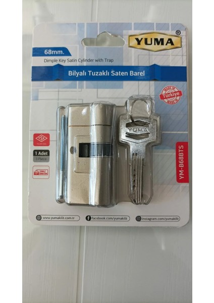 Tuzaklı BAREL68MM 3ANAHTARLI