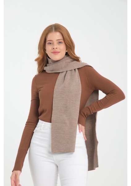 Unisex Düz Triko Örgü Atkı, Triko Atkı, Yumuşak Dokulu Atkı, Erkek Kadın Atkı, Atkı, Triko Örgülü.