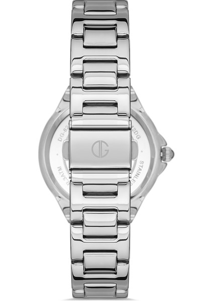 Davıd Guner Roma Rakamlı Beyaz Kadranlı Gümüş Paslanmaz Masif Çelik Kadın Kol Saati fırsatları