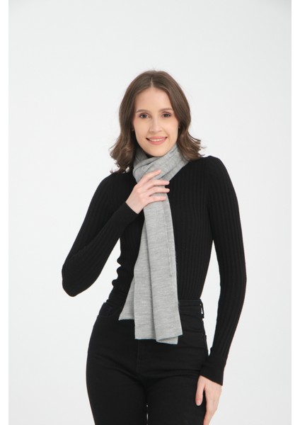 Unisex Düz Triko Örgü Atkı, Triko Atkı, Yumuşak Dokulu Atkı, Erkek Kadın Atkı, Atkı, Triko Örgülü.
