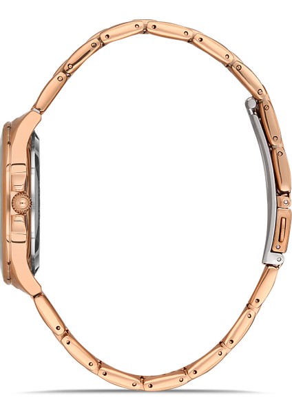 Davıd Guner Roma Rakamlı Rose Kadranlı Rose Paslanmaz Masif Çelik Kadın Kol Saati modelleri