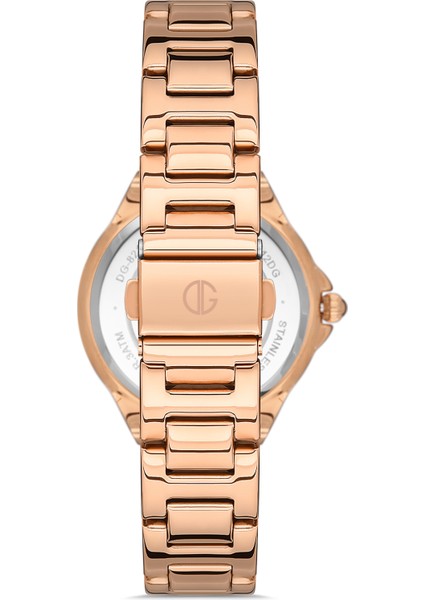 Davıd Guner Roma Rakamlı Rose Kadranlı Rose Paslanmaz Masif Çelik Kadın Kol Saati fırsatları