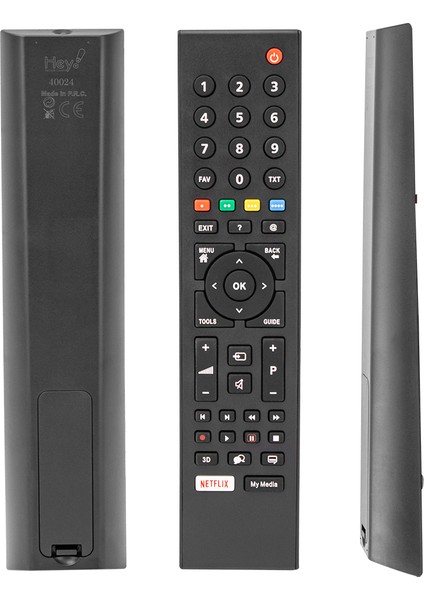Kl Arçelik-Beko Netflıx-My Medıa Tuşlu LCD LED Tv Geniş Kalıp Kumanda (70120=40024=12341)