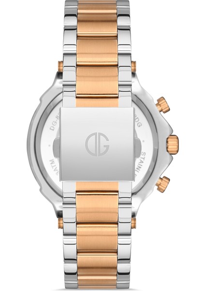 Davıd Guner Rose Beyaz Kaplama Kahverengi Kadran Erkek Kol Saati fırsatları