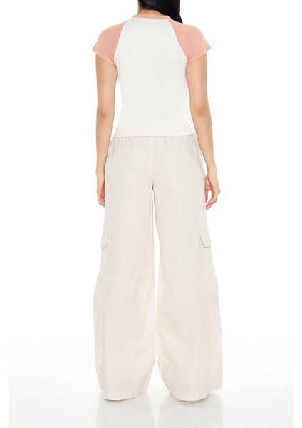 Wide-Leg Kargo Pantolon