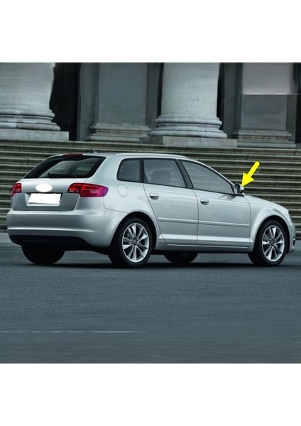 Audi A3 2011-2012 Sağ Dış Dikiz Ayna Kapağı 8F0857528