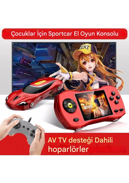 Yarış Arabası Görünümlü F1 Psp Retro Nostalji Mini Oyun Kutusu