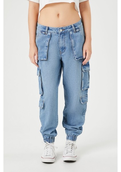 Stretch-Denim Kargo Jogger