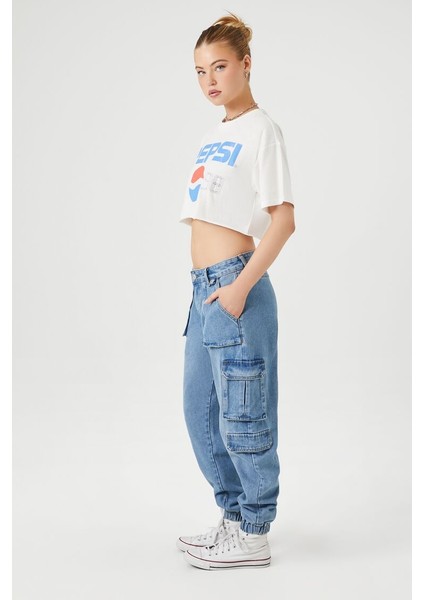 Stretch-Denim Kargo Jogger
