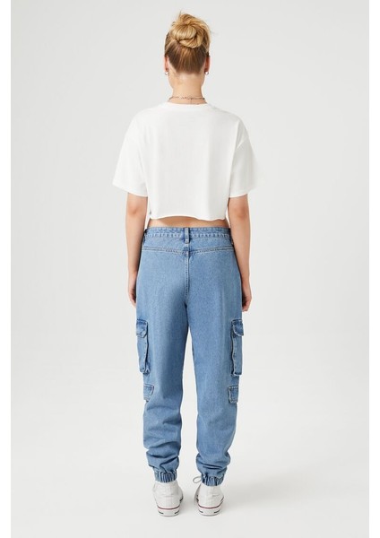 Stretch-Denim Kargo Jogger