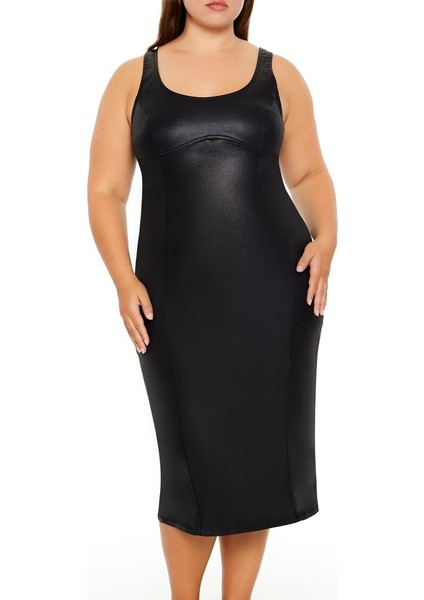 Plus Size Midi Elbise