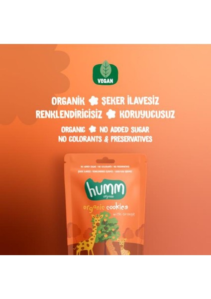 Organik Portakallı Kurabiye 55 gr fiyatları