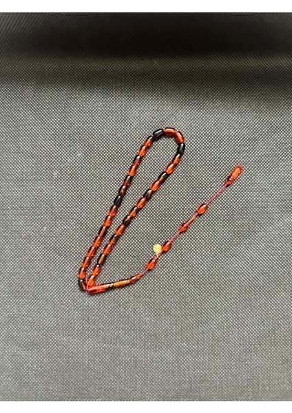 Sıkma Kehribar Minik Ölçü Bilek Boy Usta Işçilikli Erkek Küçük Ölçü Hediyelik 7.5 x 4.5 mm