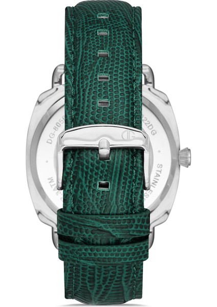 Davıd Guner Gümüş Kaplamalı Yeşil Kadranlı Erkek Kol Saati fırsatları