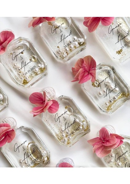 Hediyelik Şişe Kolonya Söz Nişan Nikah (10 Adet)