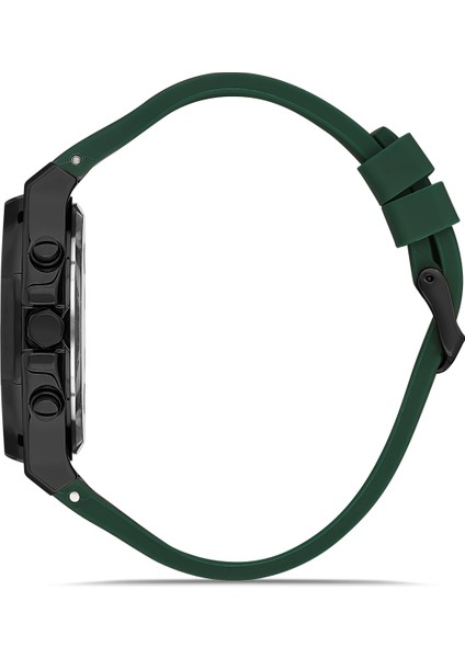 Davıd Guner Yeşil Kadranlı Yeşil Silikon Kordonlu Erkek Kol Saati modelleri