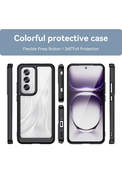 Oppo Reno 12 Pro Kılıf, Şeffaf Tasarımlı Darbeye Dayanıklı Telefon Kılıfı, Tampon Hibrit Şeffaf Kapak Oppo Reno 12 Pro (Yurt Dışından) fiyatları