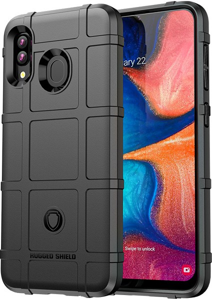 Samsung Galaxy A20S Kılıf, [çizilmeye Dayanıklı] Damla Silikon Tampon Koruma Darbeye Dayanıklı Telefon Kılıfı Kapağı Samsung Galaxy A20S (Yurt Dışından)