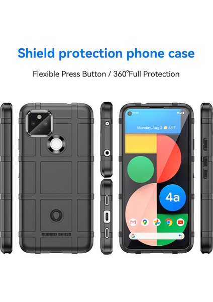Google Pixel 4A 5g Kılıf, [çizilmeye Dayanıklı] Damla Silikon Tampon Koruma Darbeye Dayanıklı Telefon Kılıfı Kapağı Google Pixel 4A 5g (Yurt Dışından) modelleri