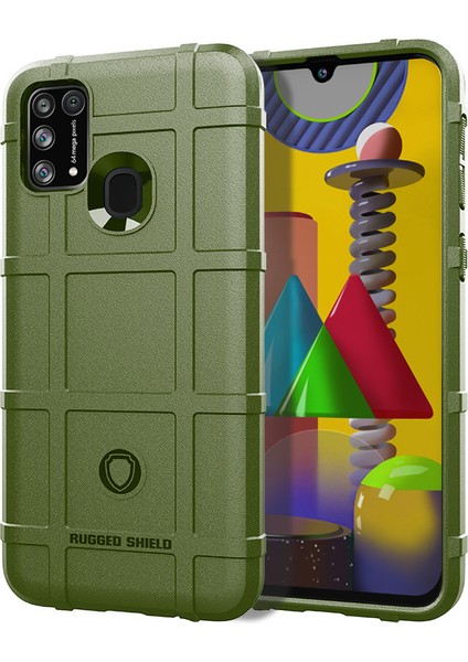 Samsung Galaxy M31 Kılıf, [çizilmeye Dayanıklı] Damla Silikon Tampon Koruma Darbeye Dayanıklı Telefon Kılıfı Kapağı Samsung Galaxy M31 (Yurt Dışından)