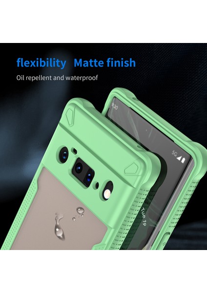 Google Pixel 6 Pro Kılıf, Darbeye Dayanıklı Telefon Tampon Kılıfı, Çizilmez Telefon Kılıfı Kılıfı Google Pixel 6 Pro (Yurt Dışından) modelleri