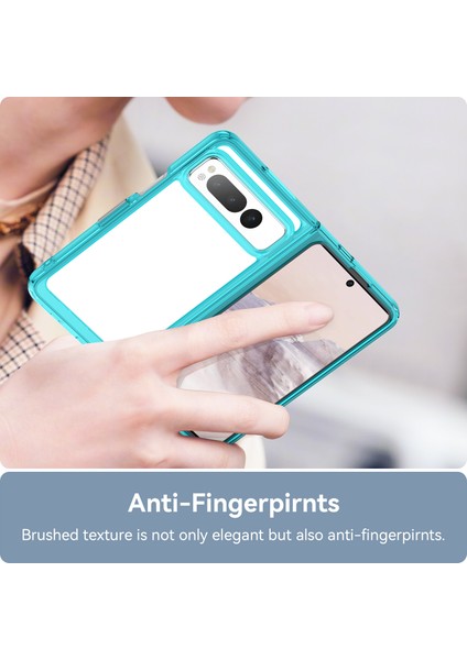 Google Pixel Fold Kılıf, Şeffaf Tasarımlı Darbeye Dayanıklı Telefon Kılıfı, Tampon Hibrit Şeffaf Kapak Google Pixel Fold (Yurt Dışından) fiyatları