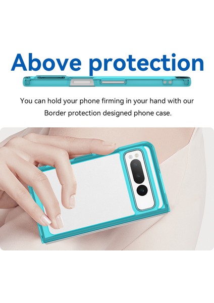 Google Pixel Fold Kılıf, Şeffaf Tasarımlı Darbeye Dayanıklı Telefon Kılıfı, Tampon Hibrit Şeffaf Kapak Google Pixel Fold (Yurt Dışından) modelleri