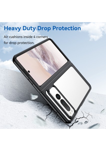 Google Pixel Fold Kılıf, Şeffaf Tasarımlı Darbeye Dayanıklı Telefon Kılıfı, Tampon Hibrit Şeffaf Kapak Google Pixel Fold (Yurt Dışından) fırsatları