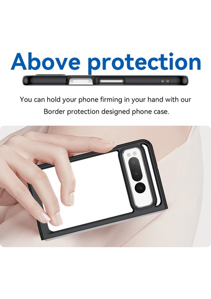 Google Pixel Fold Kılıf, Şeffaf Tasarımlı Darbeye Dayanıklı Telefon Kılıfı, Tampon Hibrit Şeffaf Kapak Google Pixel Fold (Yurt Dışından) indirimleri