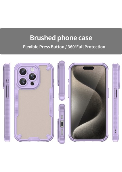 IPhone 15 Pro Kılıf, Darbeye Dayanıklı Telefon Tampon Kılıfı, Çizilmez Telefon Kılıfı Kılıfı IPhone 15 Pro (Yurt Dışından) modelleri