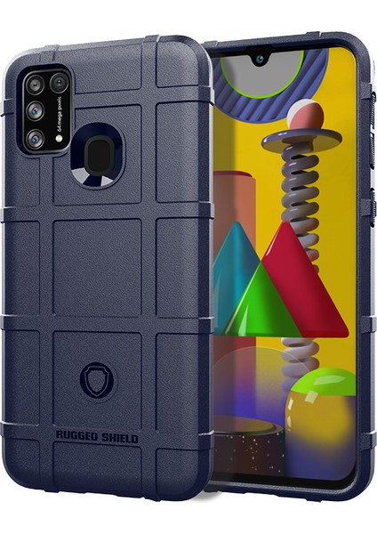 Samsung Galaxy M31 Kılıf, [çizilmeye Dayanıklı] Damla Silikon Tampon Koruma Darbeye Dayanıklı Telefon Kılıfı Kapağı Samsung Galaxy M31 (Yurt Dışından)