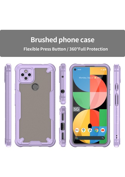 Google Pixel 5A Kılıf, Darbeye Dayanıklı Telefon Tampon Kılıfı, Çizilmez Telefon Kılıfı Kılıfı Google Pixel 5A (Yurt Dışından) fiyatları