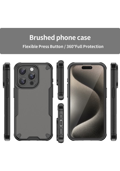 IPhone 15 Pro Max Kılıf, Darbeye Dayanıklı Telefon Tampon Kılıfı, Çizilmez Telefon Kılıfı Kılıfı IPhone 15 Pro Max (Yurt Dışından) modelleri