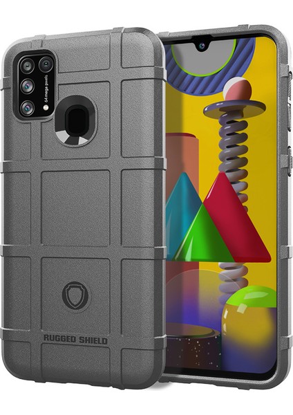 Samsung Galaxy M31 Kılıf, [çizilmeye Dayanıklı] Damla Silikon Tampon Koruma Darbeye Dayanıklı Telefon Kılıfı Kapağı Samsung Galaxy M31 (Yurt Dışından)