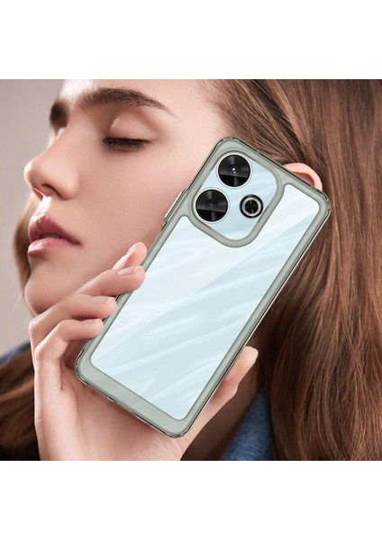 Xiaomi Redmi 13 4g Kılıf, Şeffaf Tasarımlı Darbeye Dayanıklı Telefon Kılıfı, Tampon Hibrit Şeffaf Kapak Xiaomi Redmi 13 4g (Yurt Dışından)