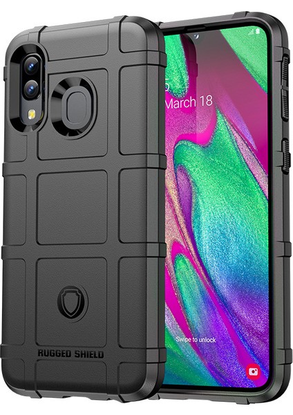 Samsung Galaxy A40 Kılıf, [çizilmeye Dayanıklı] Damla Silikon Tampon Koruma Darbeye Dayanıklı Telefon Kılıfı Kapağı Samsung Galaxy A40 (Yurt Dışından)