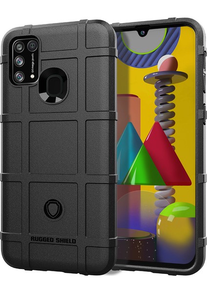 Samsung Galaxy M31S Kılıf, [çizilmeye Dayanıklı] Damla Silikon Tampon Koruma Darbeye Dayanıklı Telefon Kılıfı Kapağı Samsung Galaxy M31S (Yurt Dışından)