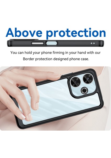 Xiaomi Poco M6 4g Kılıf, Şeffaf Tasarımlı Darbeye Dayanıklı Telefon Kılıfı, Tampon Hibrit Şeffaf Kapak Xiaomi Poco M6 4g (Yurt Dışından) modelleri