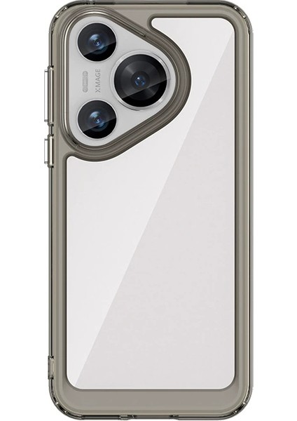 Huawei Pura 70 Kılıf, Şeffaf Tasarımlı Darbeye Dayanıklı Telefon Kılıfı, Tampon Hibrit Şeffaf Kapak Huawei Pura 70 (Yurt Dışından)