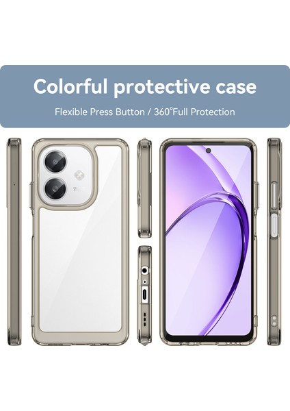 Oppo A3 5g Kılıf, Şeffaf Tasarımlı Darbeye Dayanıklı Telefon Kılıfı, Tampon Hibrit Şeffaf Kapak Oppo A3 5g (Yurt Dışından) fırsatları