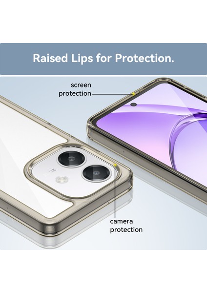 Oppo A3 5g Kılıf, Şeffaf Tasarımlı Darbeye Dayanıklı Telefon Kılıfı, Tampon Hibrit Şeffaf Kapak Oppo A3 5g (Yurt Dışından) indirimleri