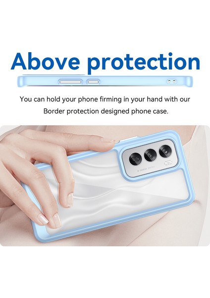 Oppo Reno 12 Kılıf, Şeffaf Tasarımlı Darbeye Dayanıklı Telefon Kılıfı, Tampon Hibrit Şeffaf Kapak Oppo Reno 12 (Yurt Dışından) indirimleri
