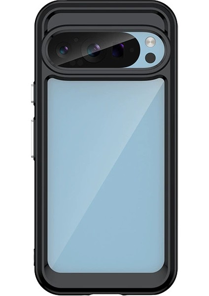 Google Pixel 9 Kılıf, Şeffaf Tasarımlı Darbeye Dayanıklı Telefon Kılıfı, Tampon Hibrit Şeffaf Kapak Google Pixel 9 (Yurt Dışından)