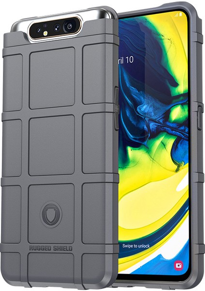 Samsung Galaxy A80 Kılıf, [çizilmeye Dayanıklı] Damla Silikon Tampon Koruma Darbeye Dayanıklı Telefon Kılıfı Kapağı Samsung Galaxy A80 (Yurt Dışından)