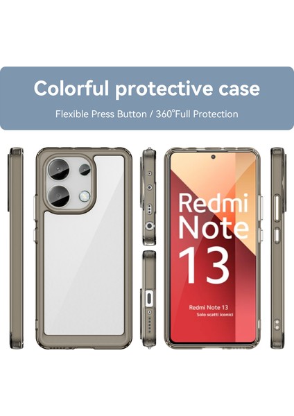 Xiaomi Redmi Note 13 4g Kılıf, Şeffaf Tasarımlı Darbeye Dayanıklı Telefon Kılıfı, Tampon Hibrit Şeffaf Kapak Xiaomi Redmi Note 13 4g (Yurt Dışından) fiyatları