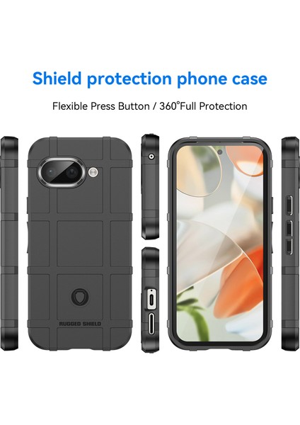 Google Pixel 9A Kılıf, [çizilmeye Dayanıklı] Damla Silikon Tampon Koruma Darbeye Dayanıklı Telefon Kılıfı Kapağı Google Pixel 9A (Yurt Dışından) modelleri