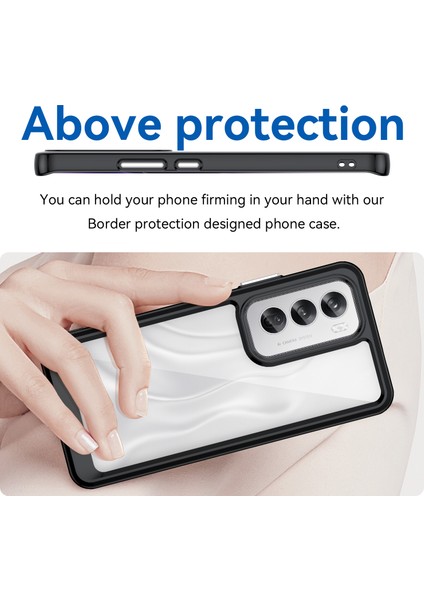 Oppo Reno 12 Kılıf, Şeffaf Tasarımlı Darbeye Dayanıklı Telefon Kılıfı, Tampon Hibrit Şeffaf Kapak Oppo Reno 12 (Yurt Dışından) modelleri