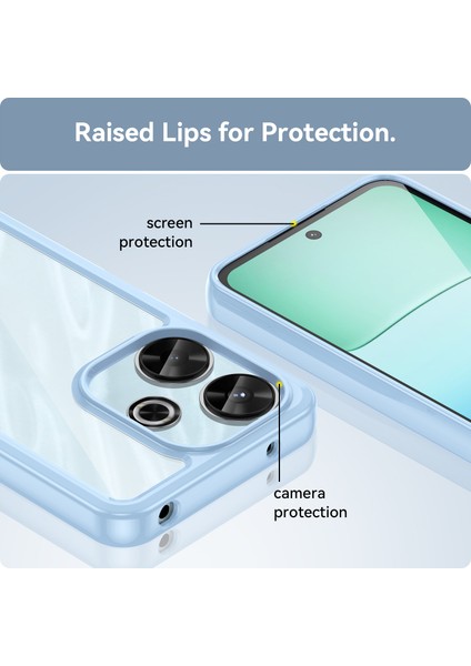 Xiaomi Poco M6 4g Kılıf, Şeffaf Tasarımlı Darbeye Dayanıklı Telefon Kılıfı, Tampon Hibrit Şeffaf Kapak Xiaomi Poco M6 4g (Yurt Dışından) fırsatları